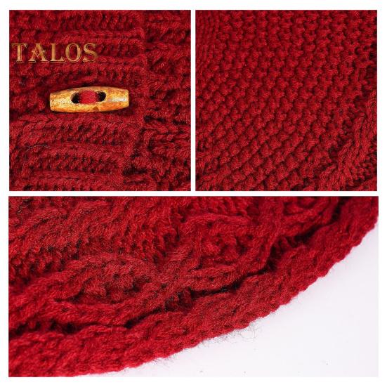 Christmas Tree Skirt Braided Cable Knit Tree Rug Xmas Tree Decoration for Holiday Home Party Fireplace Decor