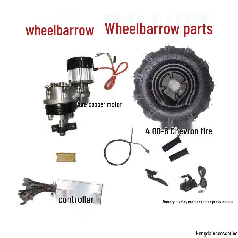 Electric Unicycle Handcart with Accessories for Agricultural and Mountain Transport