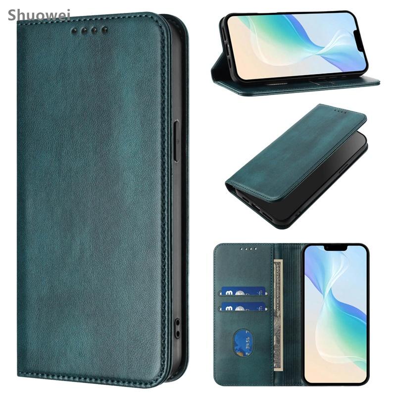 Casing For Infinix Hot 8 9 10 10i 10S 10T 40 Lite 11 Play Pro 4G Slim Wallet Leather Card Slot Flip Cover Case