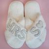 Women's Plush Velvet Furry Wedding Indoor Slippers