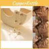 Gold Plated Modern Geometric Earrings With Tassel And Details Chain