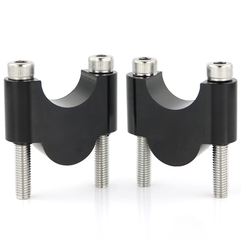 25.4mm Handlebar Risers Stardard Bar Mount Riser CNC Motorcycle Fit For Triumph Rocket III Thruxton 900 Bonneville T100 Black Riser 30mm