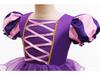 New Girls' Halloween Puff Sleeve Mesh Dress Costume