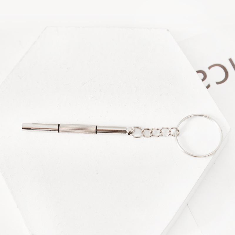 Portable 3 In 1 Double-head Multi-function Mini Stainless Steel Screwdriver Glasses Watch Repair Tool Gadget