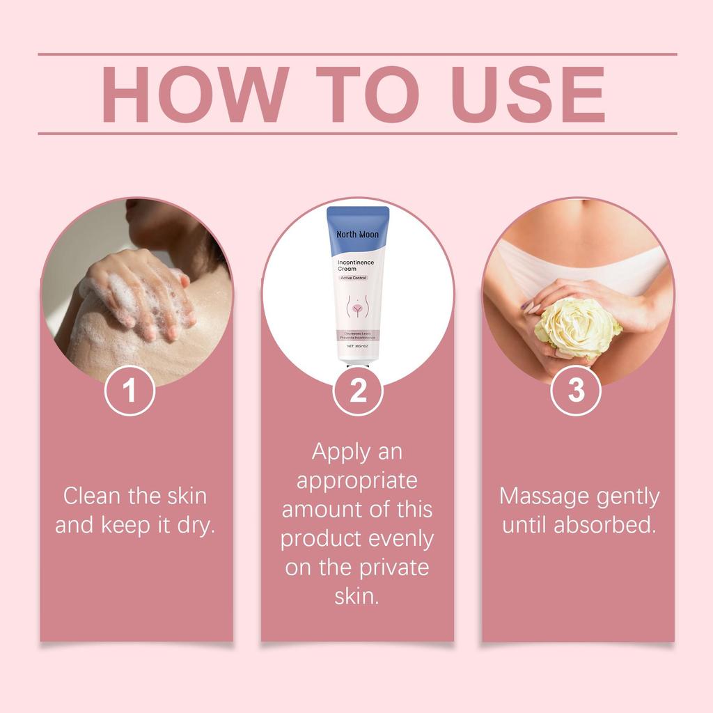 30g Incontinence Cream For Women,Anti-Leakage Protection Soothes Protection Cooling Formulas To Reduce Discomfort For Body Care