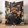 1 manta Hip Hop de 2Pac Suave Ligera Todas las Estaciones Manta Multiusos para Sofá, Cama, Oficina y Picnic, Estilo Francés con Arte de Álbum Icónico y Citas