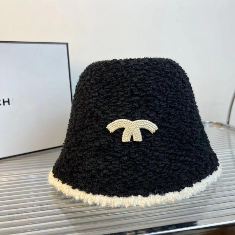 

Fisherman Hat Women Winter Warm Faux Shearling No Brim Casual Street Style чорний