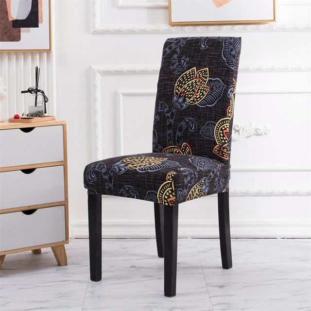 

Geometry Chair Cover Dining Elastic Chair Covers Spandex Stretch Office Use Restaurant Weddings Banquet Hotel Seating Seat Covering 1pc Universal Size