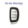 Car Key Case Cover for Hyundai Tucson Santa Fe Rena Sonata Elantra Creta Ix35 Ix45 I10 I30 I40 TPU 4 Buttons Fob Shell Protector