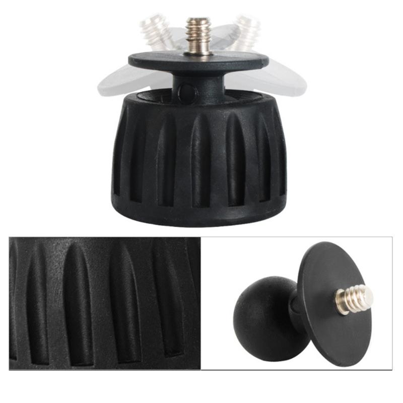 Antypoślizgowe Gumowe Nóżki Zapasowe do Statywu Śruba Gwintowana 1/4 3/8 Podstawa Obrotowa 360 Stopni do Sprzętu Fotograficznego