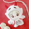 White Ghost Plush Costume for 10cm Plush Toys by g.triger [Parallel Import]