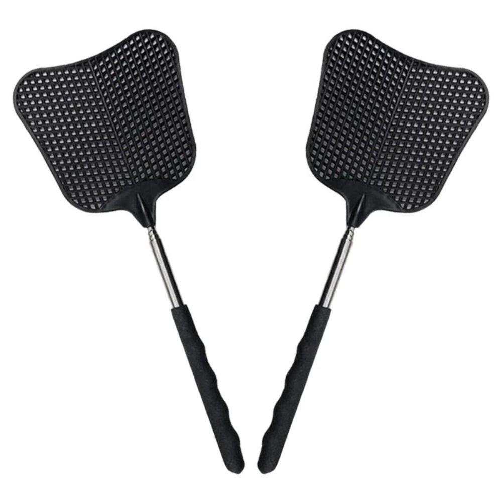 Stainless Steel Mosquito Swatter PE Plastic Flies Trap Bug Zapper Fly Swatter  Pest Control