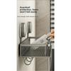 Suction Cup Storage Rack for Bathroom Washstand, Wall-Mounted, No-Drill, Toilet and Washroom Organizer