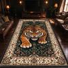 Soft Plush Tiger Floor Mat Wild Animal Print Living Room Mat New Bedroom Door Mat  Bedroom Entrance