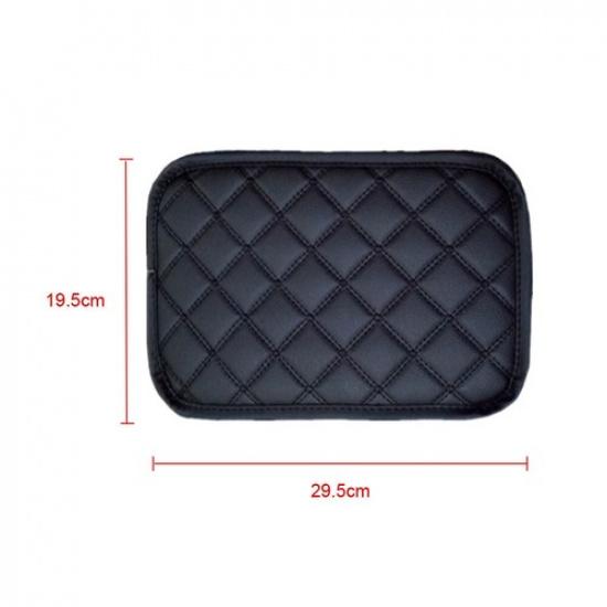 Auto Car Accessories Armrest Cover Pad Center Console Box PU Leather Cushion Mat
