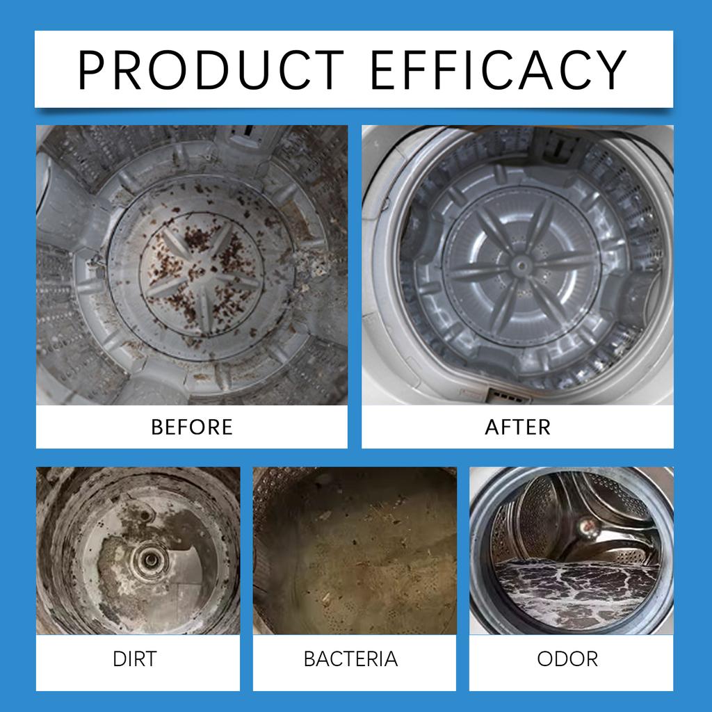 Washing Machine Cleaning Powder Dirt And Odors From Washing Machine Drums, Providing Multi Effect Cleaning And Freshening For Home Use.