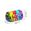 Friends Cartoon Rainbow Pen Bag Stationery Storage Bag For School And Travel