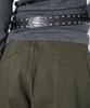 CHICKS Balloon Curve Cut Wide Pants Khaki