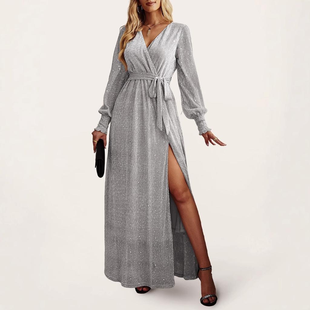 Cross-border Europe, America, Amazon Independent Station Medium and Long Dress Light Dress High-end Party Skirt
