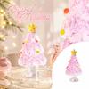 Glass Christmas Tree Decoration for Holiday Home Tabletop Display