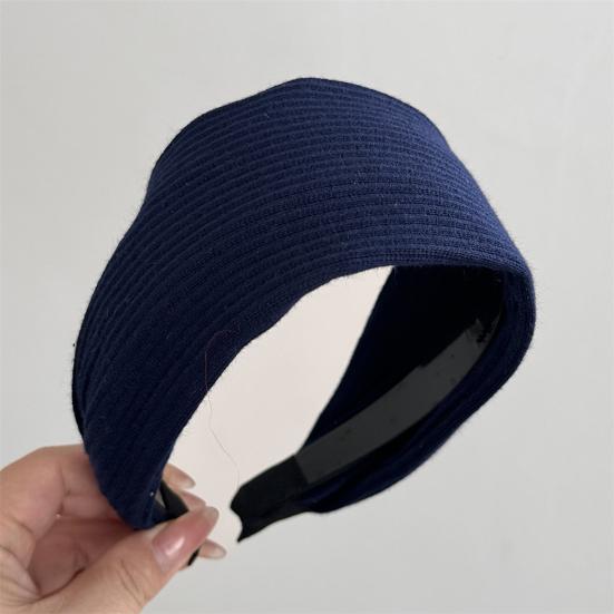 Haarreif Hohe Elastizität Schwamm Innen Weicher Stoff Kein Druck Ultra Breit Verdickt Stirnband Schädel Lifting Haar Accessoire