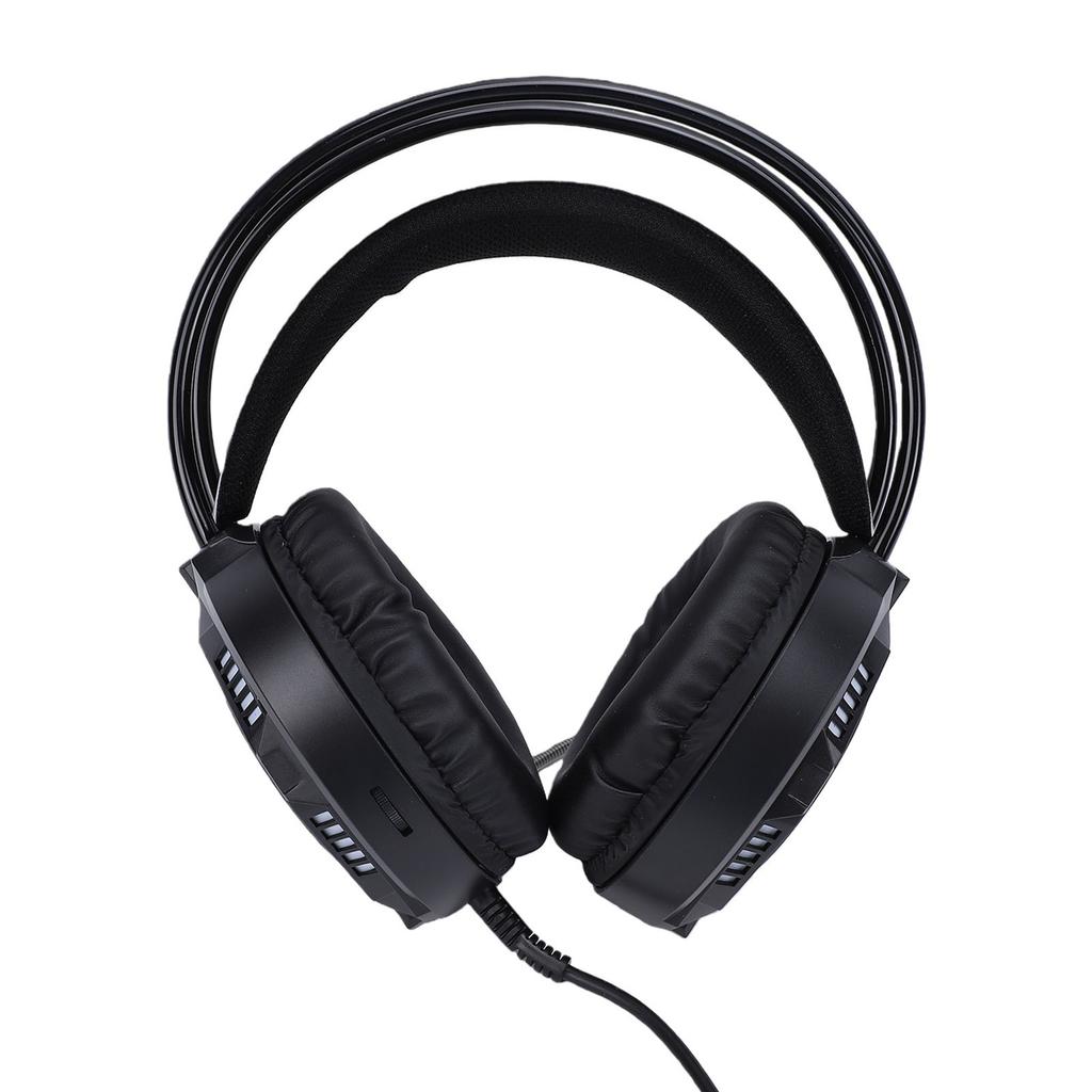 3.5mm Wired Gaming Headset 7.1 Surround Sound RGB Headphones with Noise Cancelling Mic 50mm Driver Unit Memory Foam