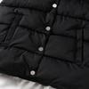 Women Vest Solid Color Sleeveless Windproof Short Stand Collar Loose Extra Thick Winter Waistcoat for Daily Wear
