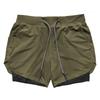 Herren Schnelltrocknende Doppellagige Sportshorts - Sommer Laufen, Basketball & Training