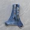 Bichon Teddy Denim Overalls: All-Season Four-Legged Outfit for Small Dogs