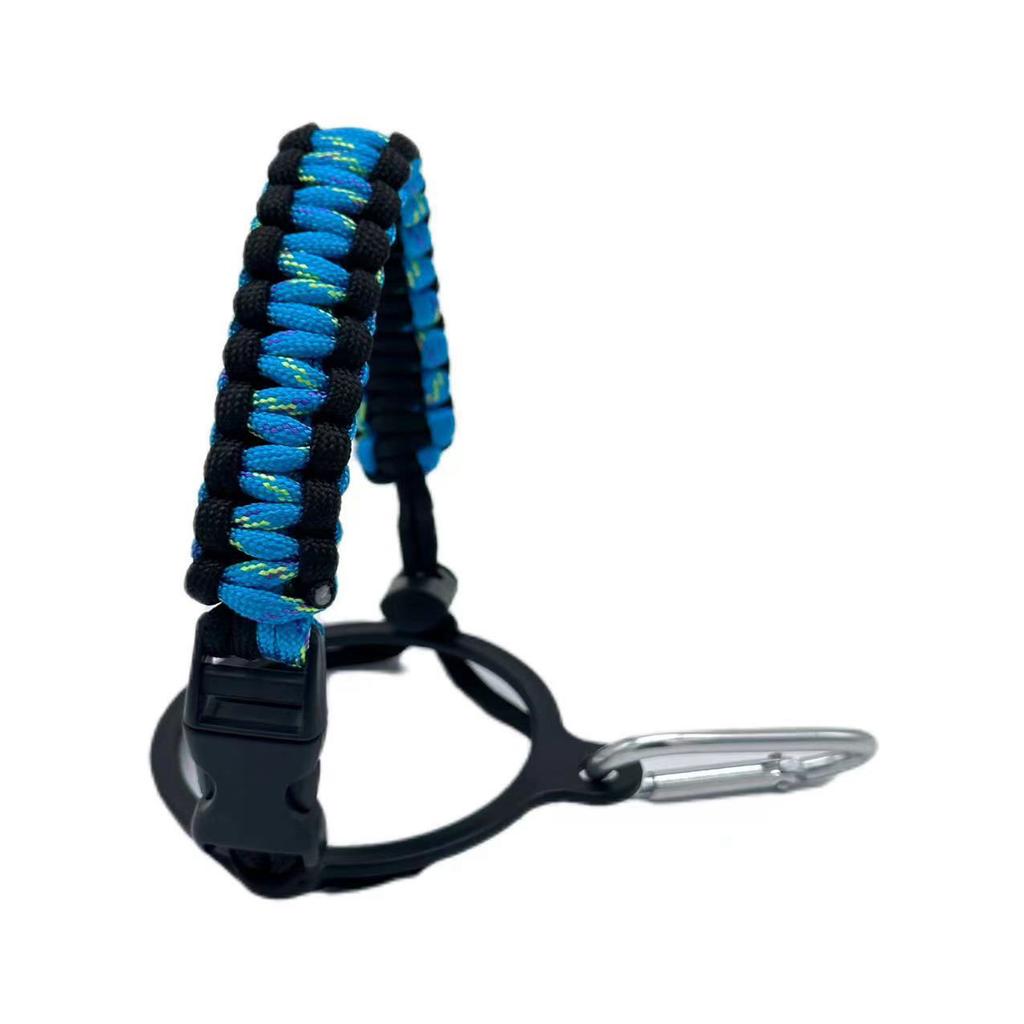 Water Bottle Accessories Paracord Rope Holder Wide Mouth Bottle Portable Rope Hand Strap Cup Carrier Color Cupful Rope