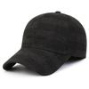 Men's Middle-Aged and Elderly Warm Woolen Hat Velvet Thick Baseball Cap Outdoor Windproof Coldproof Ear Protection Cap
