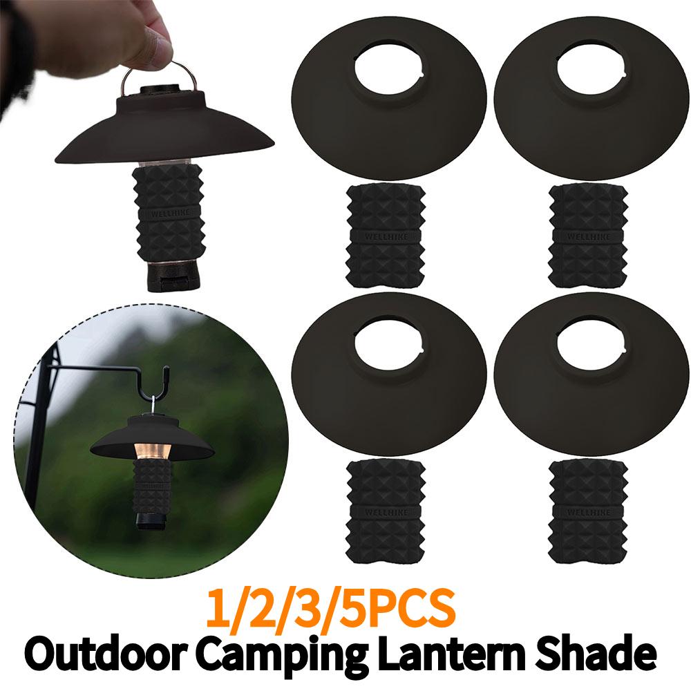 1/2/3/5PCS Lantern Shade Silicone Camping Lamp Sleeve Lampshade Outdoor Camping Light Cover for Goal Zero Outdoor Equipment