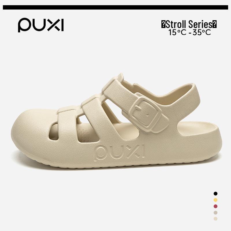 Puxi Liang Influencer Style: Summer Elastic Non-Slip Closed-Toe Roman Sandals