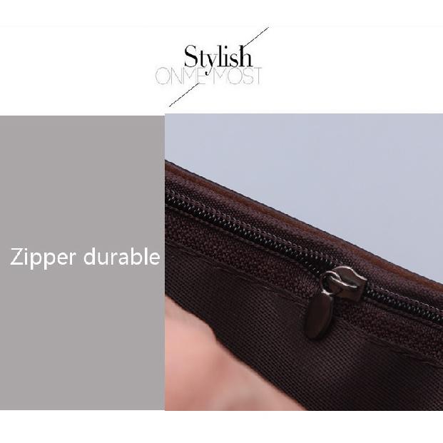 Lässige kurze Brieftasche für Herren aus Canvas, solide kurze Brieftaschen für Männer, Reißverschluss, Vintage-Geldbörse für Männer, Münzfach, multifunktionale Karten-Brieftasche