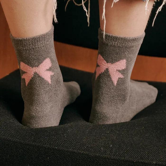 ALCP Ribbon Fluffy Socks_6 Colors