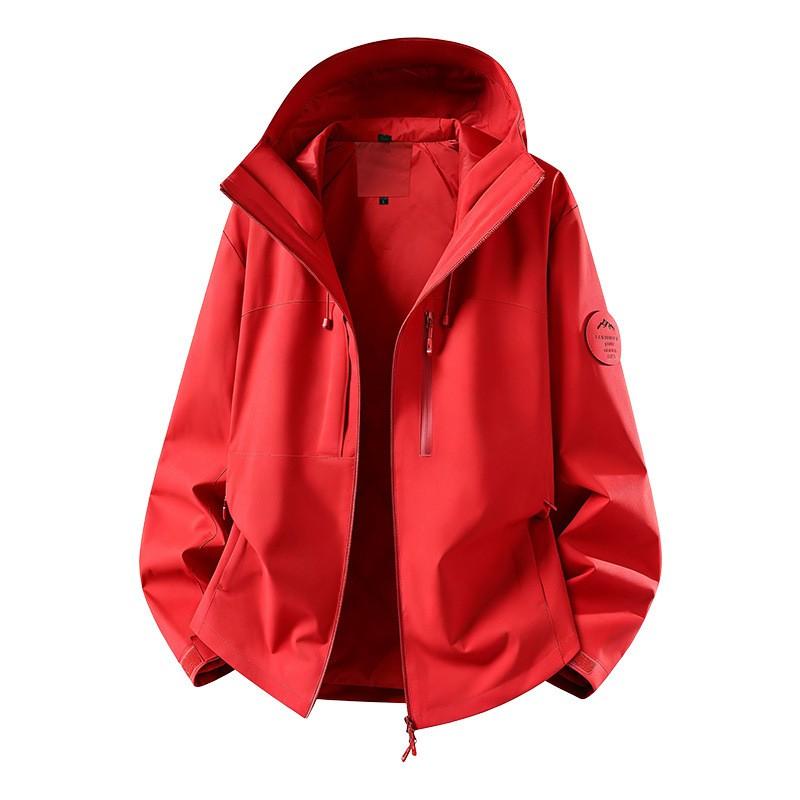 3-in-1 Fleece Lined Waterproof Windproof Jacket Outdoor Hiking Camping Skiing