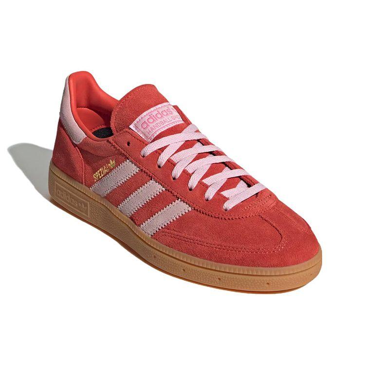 adidas Handball Spezial Bright Red Clear Pink Women Sneakers Gum IE5894