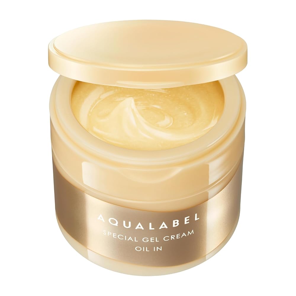 AQUALABEL Special Gel Cream EX Oil-In 90g | Palmitic Retinol All-in-One Gel | Care Skincare Moisturizer
