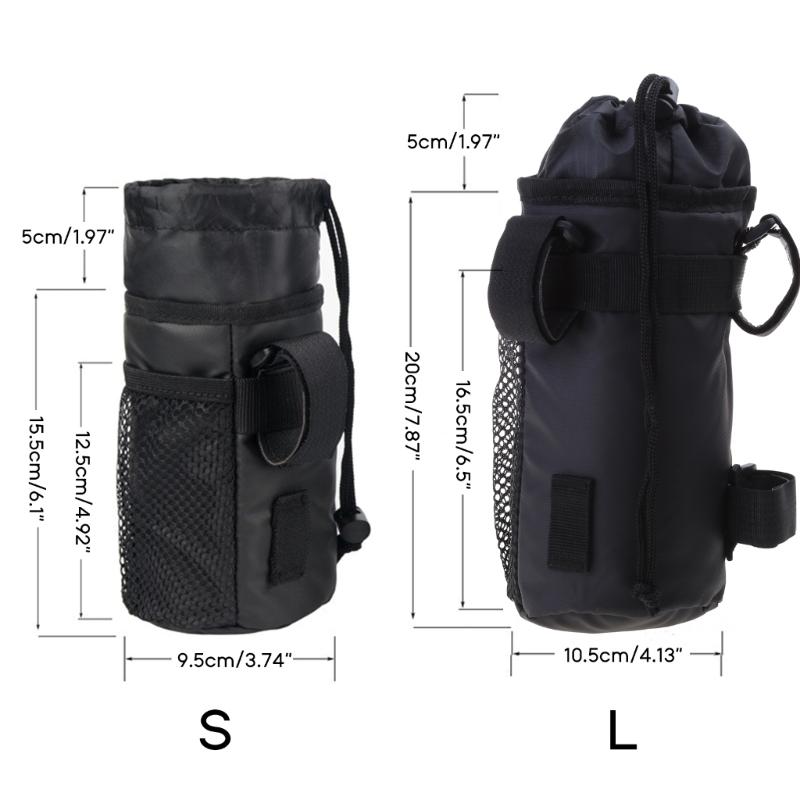 Bike Cup Holder with Cell-Phone Pouch,Bike Water Bottle Holders,Universal Bar Drink Cup Can Holder for Bicycles,Scooter