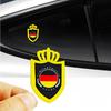 2 adesivi per auto stile bandiera tedesca, progettati con la bandiera nazionale come concept di design, adatti a tutti gli accessori di decorazione per auto