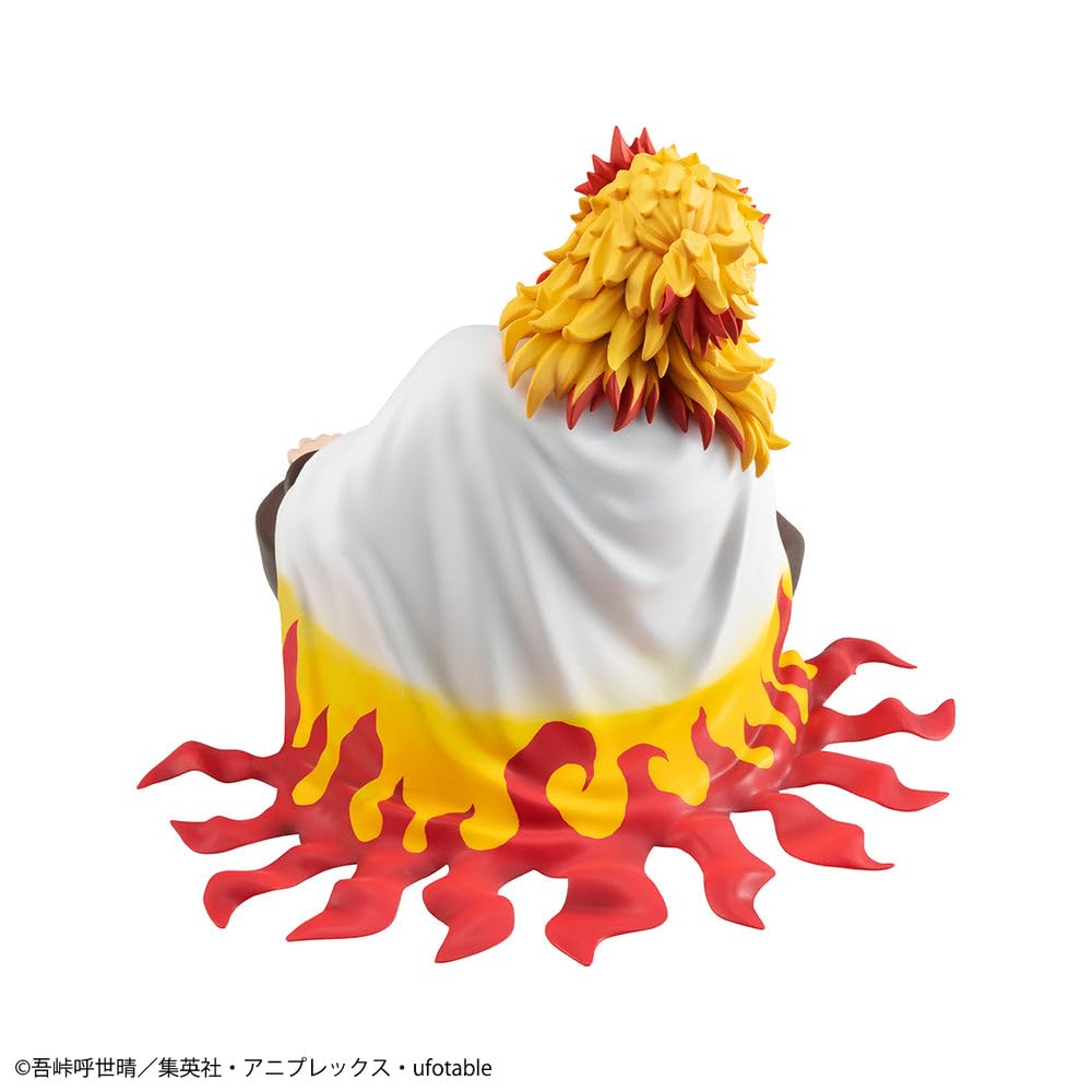 Serie Dämon Kimetsu no Yaiba Tenohira ca. 90 mm PVC bemalte fertige Figur GEM. Jäger Rengoku-san