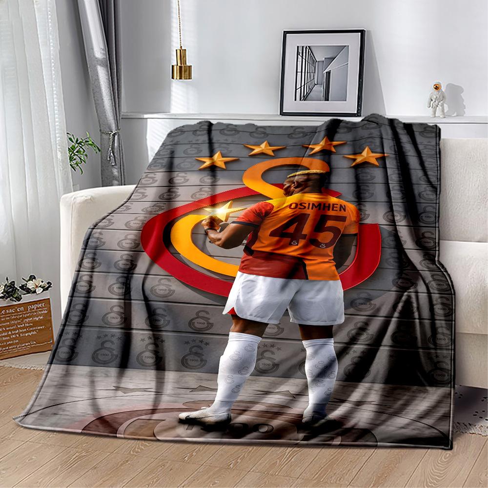 Galatasaray 220 Blanket Durable Comfort Suitable for Bedding Chair Couch Four Seasons Universal Digital Print