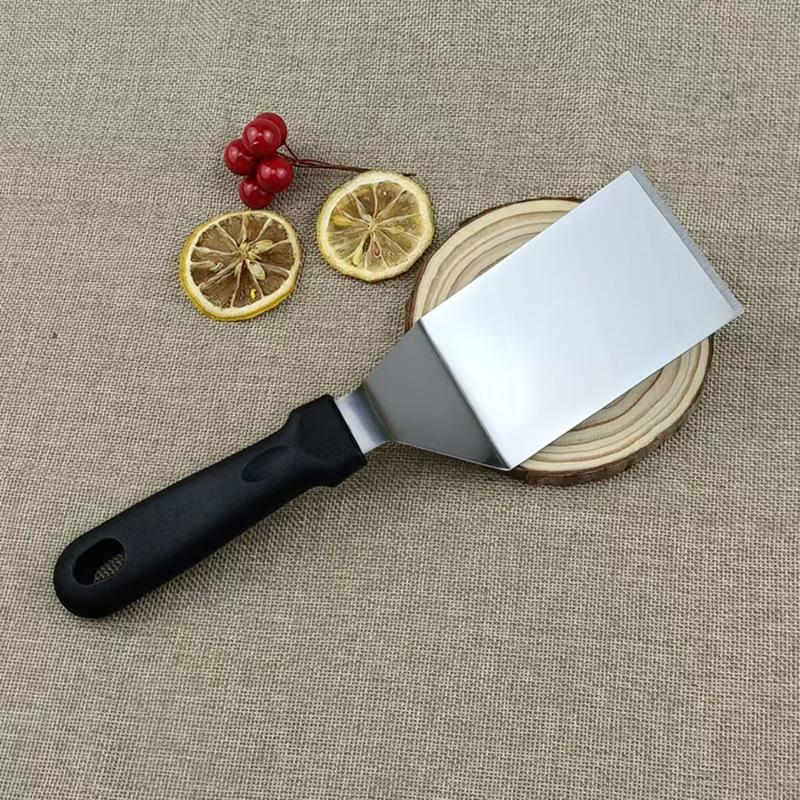 Nerezová dortová špachtle s plastovou rukojetí Sýrová lopatka Lopatka na pizzu Špachtle na dort Pizaa Pečicí špachtle Pečicí nástroje