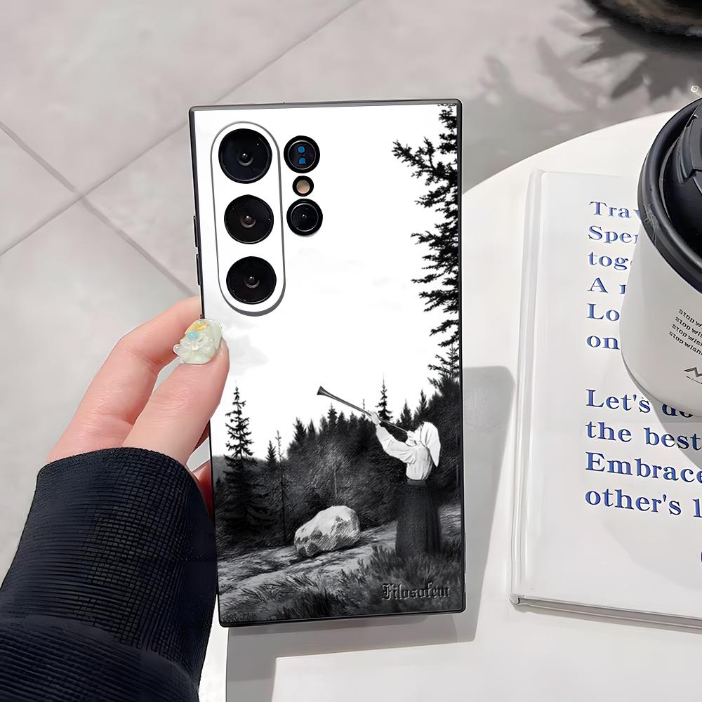 Burzums Band Rock Music Phone Case For Samsung S26 Ultra S25 Edge Ultra S23 S22 S21 S20 Ultra Plus S24 Fe Cover