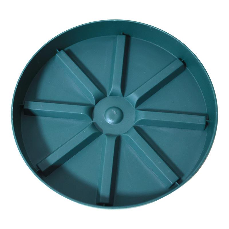 Round Breathable Plastic Flower Pot Tray - Anti-Root Rot, Soil Leakage Prevention, Root Control, Water Collection.