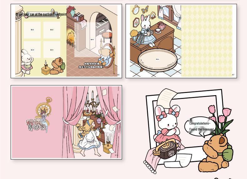 June 1st Children's Day Gift: 3D Advanced Magnetic Quiet Book for Girls with Stickers