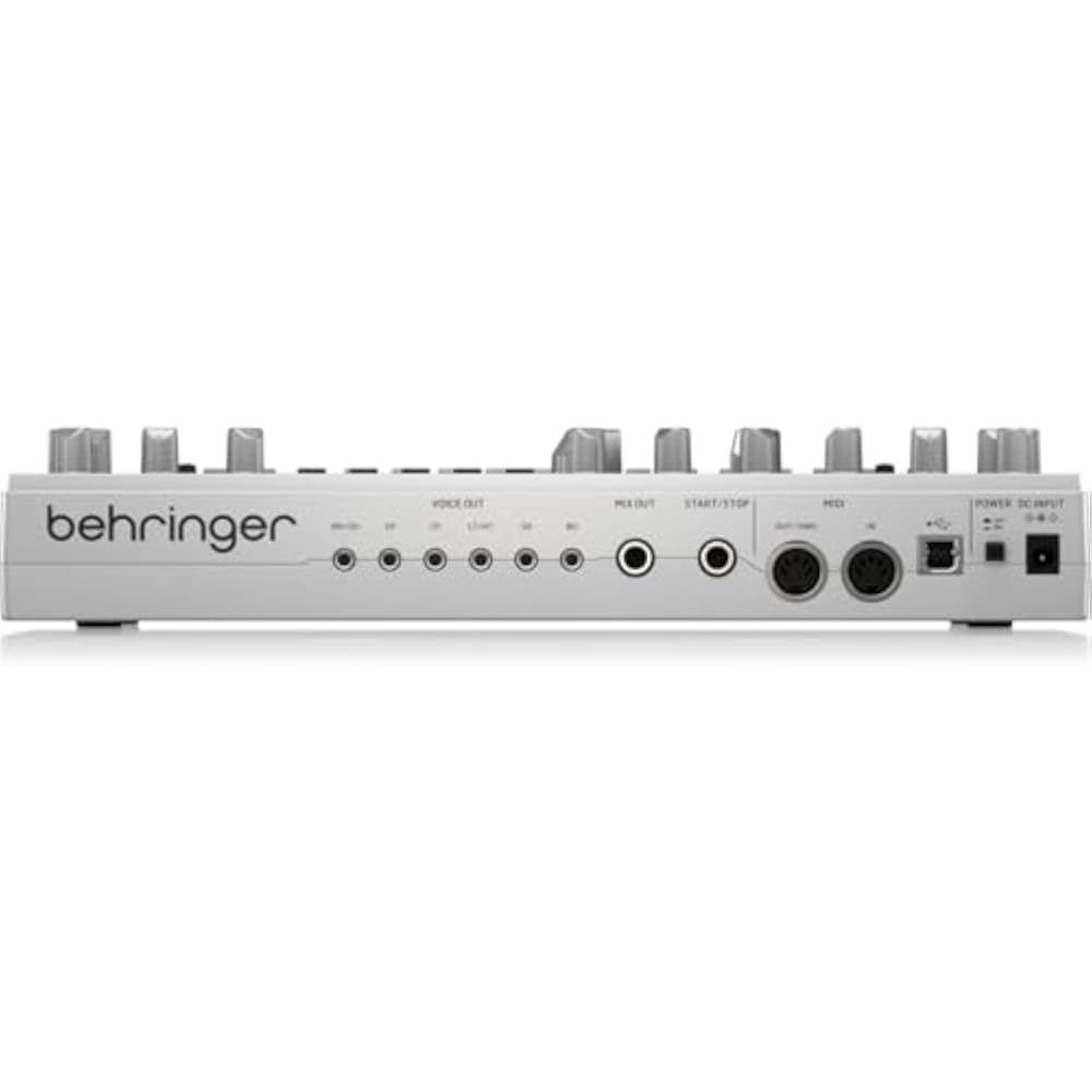 Behringer RD-6-SR Analog Drum Machine USB/DIN MIDI Compatible 16 Step Sequencer with Analog Disto...