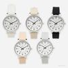Field work CINDY YM134-5 BK Analog Wristwatch Silicone Belt Simple Cute Casual Everyday Use Static Reduction Black