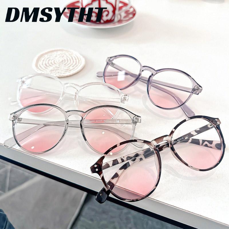 

Classic Round EyeGlasses Men Vintage Leopard Frame Anti Blue Light Glasses Fashion Women Eyewear коричневий