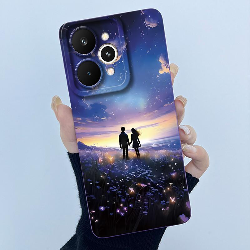 Fundas For Realme 15 Pro 5G Fashion Simplicity Flower Phone Case Shockproof Protection Soft Cover For Realme 15 15Pro 5G Coques